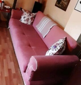 ikinci el Modalife tivoli gül kurusu koltuk takımı 4 2 tane üçlü 2 tane tekli ucuz koltuk takımı