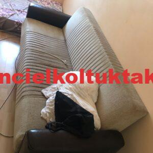 Tek parça fıstık yeşili kanepe koltuk 200 TL