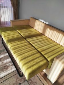 SPOT OTURMA GRUBU KOLTUK TAKIMI ÇEKYAT 8 Az kullanılmış fıstık yeşili koltuk takımı